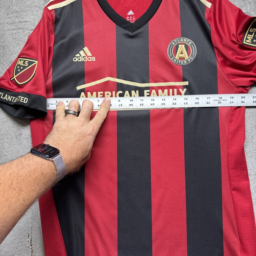Adidas Adizero Atlanta United Jersey MLS Men's 2017 Inaugural Season Soccer L - Picture 7 of 12